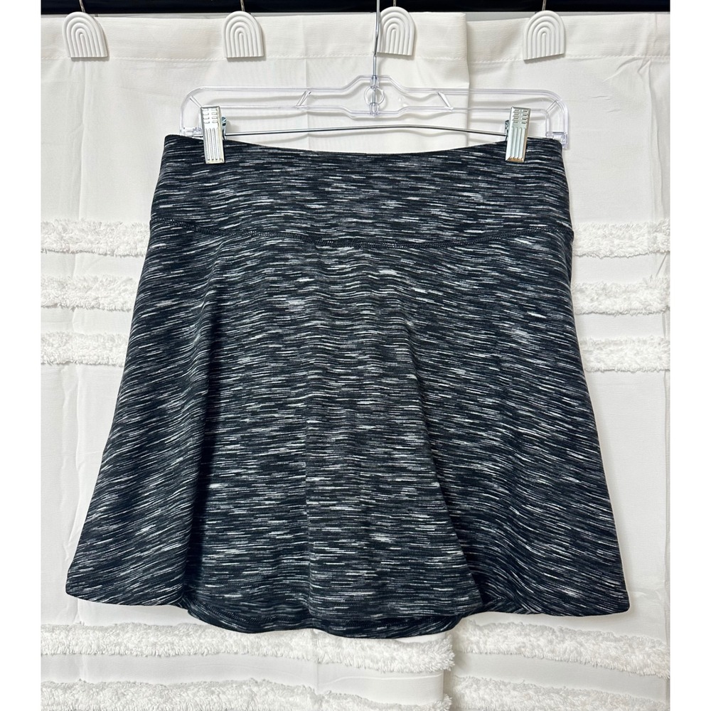 Maurices Womens Space Dye Active Skort Black White Athletic Tennis‎ Skirt Size M